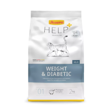 Josera Help + Veterinary Diet Weight Diabetic Cat дієтичний корм для дорослих котів для регулювання надходження глюкози (Diabetes mellitus) Josera Help + Veterinary Diet Weight Diabetic Cat дієтичний корм для дорослих котів для регулювання надходження глюкози (Diabetes mellitus)